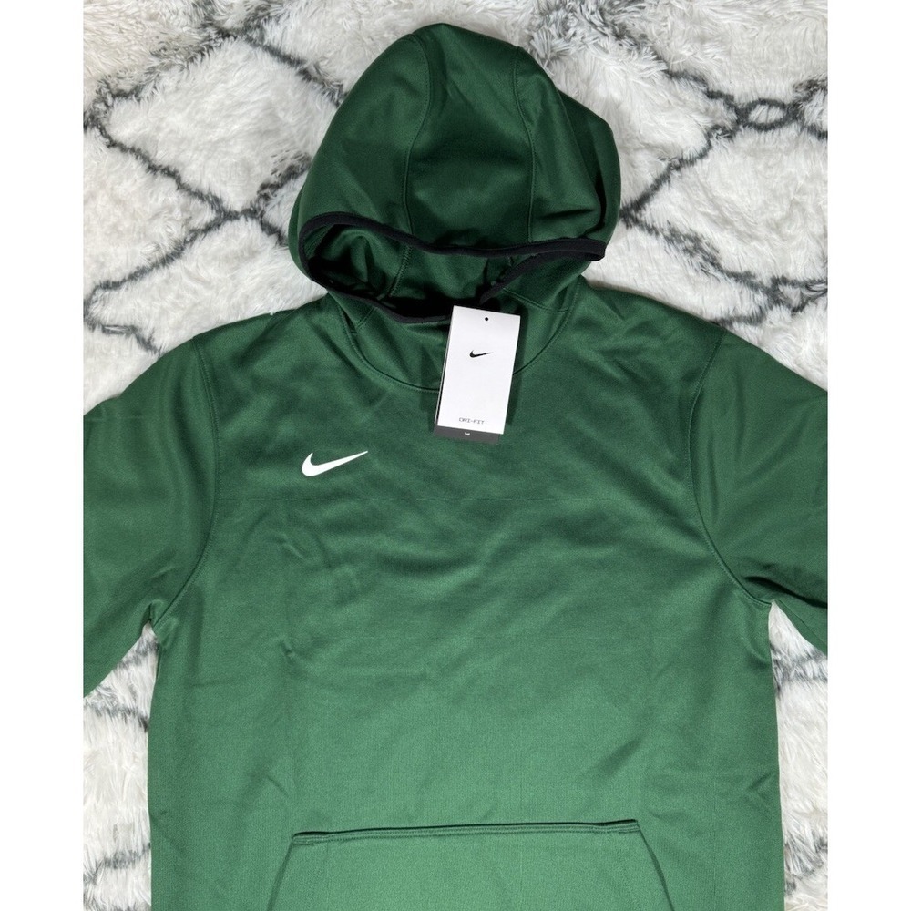 NIKE Dri-Fit Spotlight SS Team Basketball Hoodie Green Men's S *NEW* DC2521-341 - Picture 4 of 7